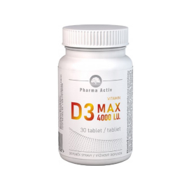 Pharma Activ Vitamin D3 MAX 4000 I.U. 30tbl