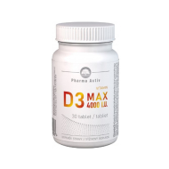 Pharma Activ Vitamin D3 MAX 4000 I.U. 30tbl - cena, porovnanie