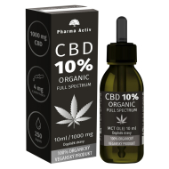 Pharma Activ CBD 10% ORGANIC 1000mg Full Spectrum 10ml - cena, porovnanie