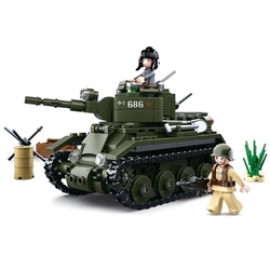 Sluban WWII M38-B0686 Sovietsky tank BT7