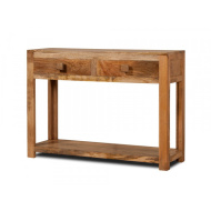 LakŠmi-indickynabytok.sk Konzolový stolík Hina 110x76x35 z mangového dreva