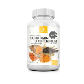 Allnature Kurkumín s piperínom 60tbl