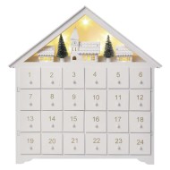 Emos LED adventný kalendár drevený DCWW02