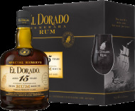 El Dorado 15y + 2 poháre 0.7l - cena, porovnanie