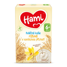 Nutricia Hami Mliečna kaša ryžová s vanilkovou príchuťou 225g