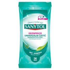 Sanytol Dezinfekcia jednorazové čistiace utierky 36ks