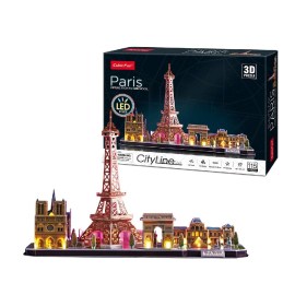 Cubicfun 3D puzzle CityLine panorama: Paríž 115