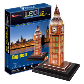 Cubicfun 3D puzzle Big Ben LED 28