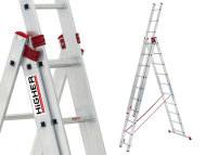 Higher Rebrík 3x8 priečok 4,80m - cena, porovnanie