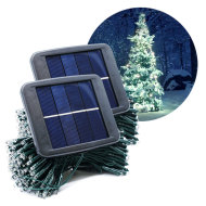 Solarcentre Vianočná SADA 2x Solárna LED reťaz Elan SS9944 200 LED / 20m - cena, porovnanie
