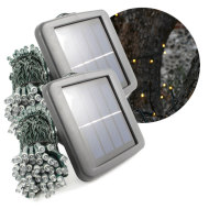 Solarcentre Vianočná SADA 2x Solárna LED reťaz Elan SS9946 200 LED / 20m - cena, porovnanie