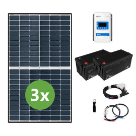 Ecoprodukt Solárny ostrovný systém 1,11kWp 24V s 40A MPPT 200Ah