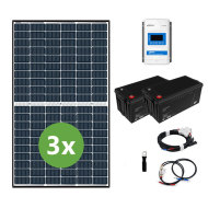 Ecoprodukt Solárny ostrovný systém 1,11kWp 24V s 40A MPPT 200Ah - cena, porovnanie