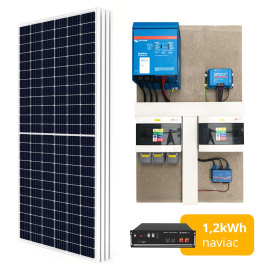 Ecoprodukt Plug & Play hybridný solárny systém Victron 48V 3000VA 1,82kWp 3,6kWh