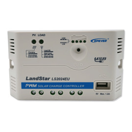 Epsolar Regulátor nabíjania PWM s USB LS2024EU 12/24V 20A