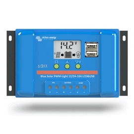 Victron Energy Regulátor nabíjania PWM LCD a USB 12/24V 10A