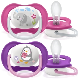 Philips Avent Ultra Air Animals 6-18m dievča 2ks