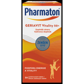 Pharmaton Geriavit Vitality 50+ 30tbl