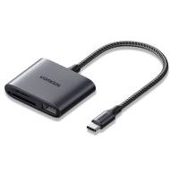 Ugreen USB-C Card Reader + USB CM387 - cena, porovnanie