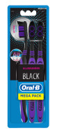 Braun Oral-B Sensitive Medium Black 3ks - cena, porovnanie