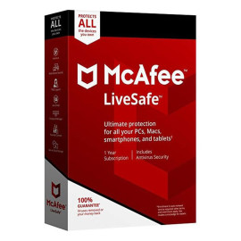 McAfee LiveSafe 10 PC 1 rok