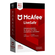 McAfee LiveSafe 10 PC 1 rok - cena, porovnanie