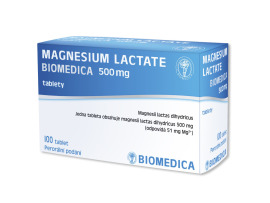 Biomedica Magnesium Lactate 500mg 100tbl