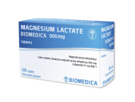 Biomedica Magnesium Lactate 500mg 100tbl - cena, porovnanie