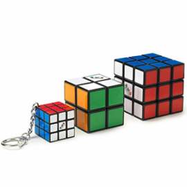 Spinmaster Rubikova kocka súprava 3x3 2x2 a 3x3 prívesok