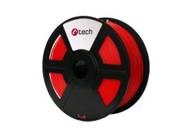 C-Tech Filament PLA FLUORESCENT RED 1,75mm, 1kg