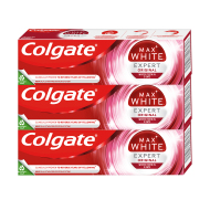 Colgate Max White Expert Original 3x75ml - cena, porovnanie