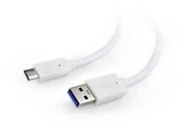 Gembird USB 3.0 AM NA TYPE-C CCP-USB3-AMCM-1M-W