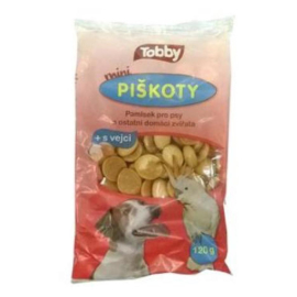 Tobby Piškoty pre psov 120g