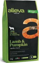 Alleva NATURAL dog lamb & pumpkin adult medium maxi 12kg