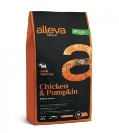 Alleva NATURAL dog chicken & pumpkin adult mini 12kg