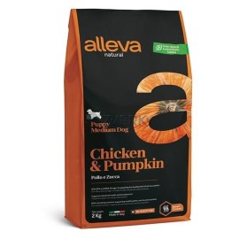 Alleva NATURAL dog chicken & pumpkin puppy medium 12kg