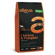 Alleva NATURAL dog chicken & pumpkin puppy medium 12kg - cena, porovnanie