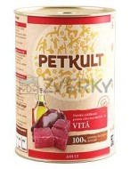 Petkult Dog Konzerva Adult Hovädzie 800g - cena, porovnanie