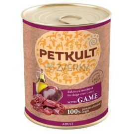 Petkult Dog Konzerva Adult Zverina 800g