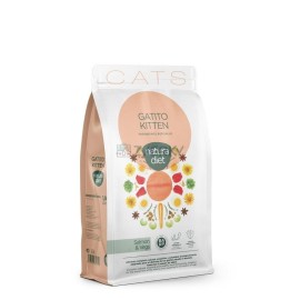 Natura Diet Cat Kitten Salmon 400+400g