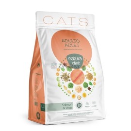 Natura Diet Cat Adult Salmon 400+400g