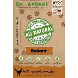 Dr. Animal Bažant mäsové prúžky 80g