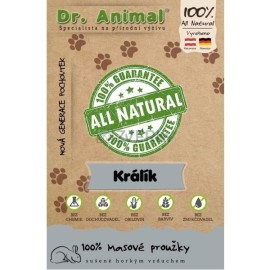 Dr. Animal Králik mäsové prúžky 80g