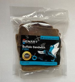 Henart Dog Pamlsok Koža Medium/Maxi Ryba 5 ks