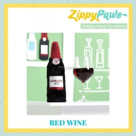 Zippypaws Dog Hračka flaša Červené víno
