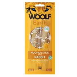Woolf Earth NOOHIDE L Sticks with Rabbit 85g