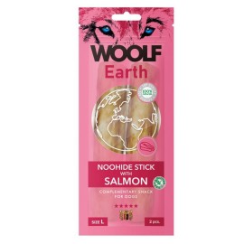 Woolf Earth NOOHIDE L Sticks with Salmon 85g