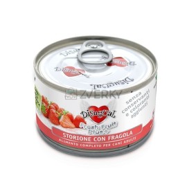 Disugual Dog Fruit konzerva Jeseter a jahody 150g