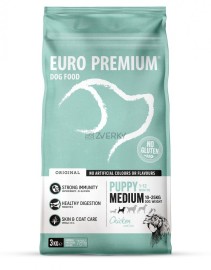 Euro-Premium Medium Puppy Chicken & Rice 3kg