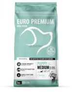 Euro-Premium Medium Puppy Chicken & Rice 3kg - cena, porovnanie